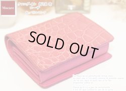 画像2: クロコダイル　二つ折り　財布　「ローザ」　ピンク　ラウンドファスナー　レディース　日本製　ブランド