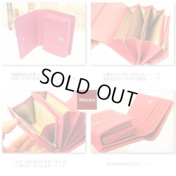 画像6: クロコダイル　二つ折り　財布　「ローザ」　ピンク　ラウンドファスナー　レディース　日本製　ブランド