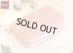 画像1: クロコダイル　ミニ財布　「クラニカ 2011」　　財布　ピンク　長財布　レディース　メンズ　日本製　ブランド