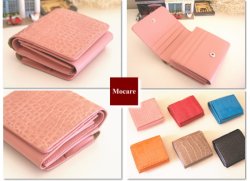 画像2: クロコダイル　二つ折り財布　「ピブレ」　ピンク　長財布　レディース　メンズ　日本製　ブランド