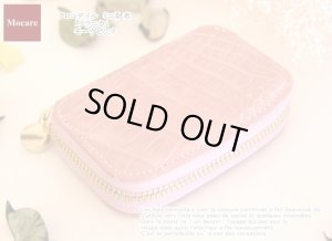 画像1: クロコダイル　ミニ財布　「クラニカ 2011」　　財布　ピンク　長財布　レディース　メンズ　日本製　ブランド