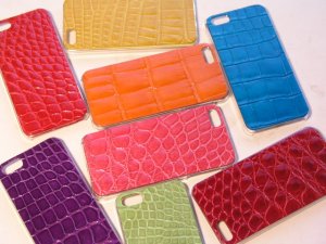 画像: クロコダイル  iphone SE iphone 5 iphone 5s  ケース　「ピピ」　スマホケース　オレンジ